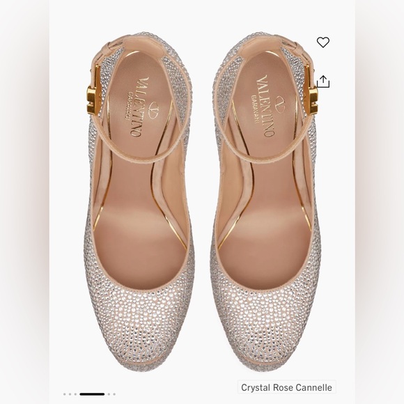 Valentino Garavani tan-go pump with crystals 155mm - Picture 12 of 14